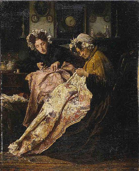 unknow artist The Seamstress oil painting picture